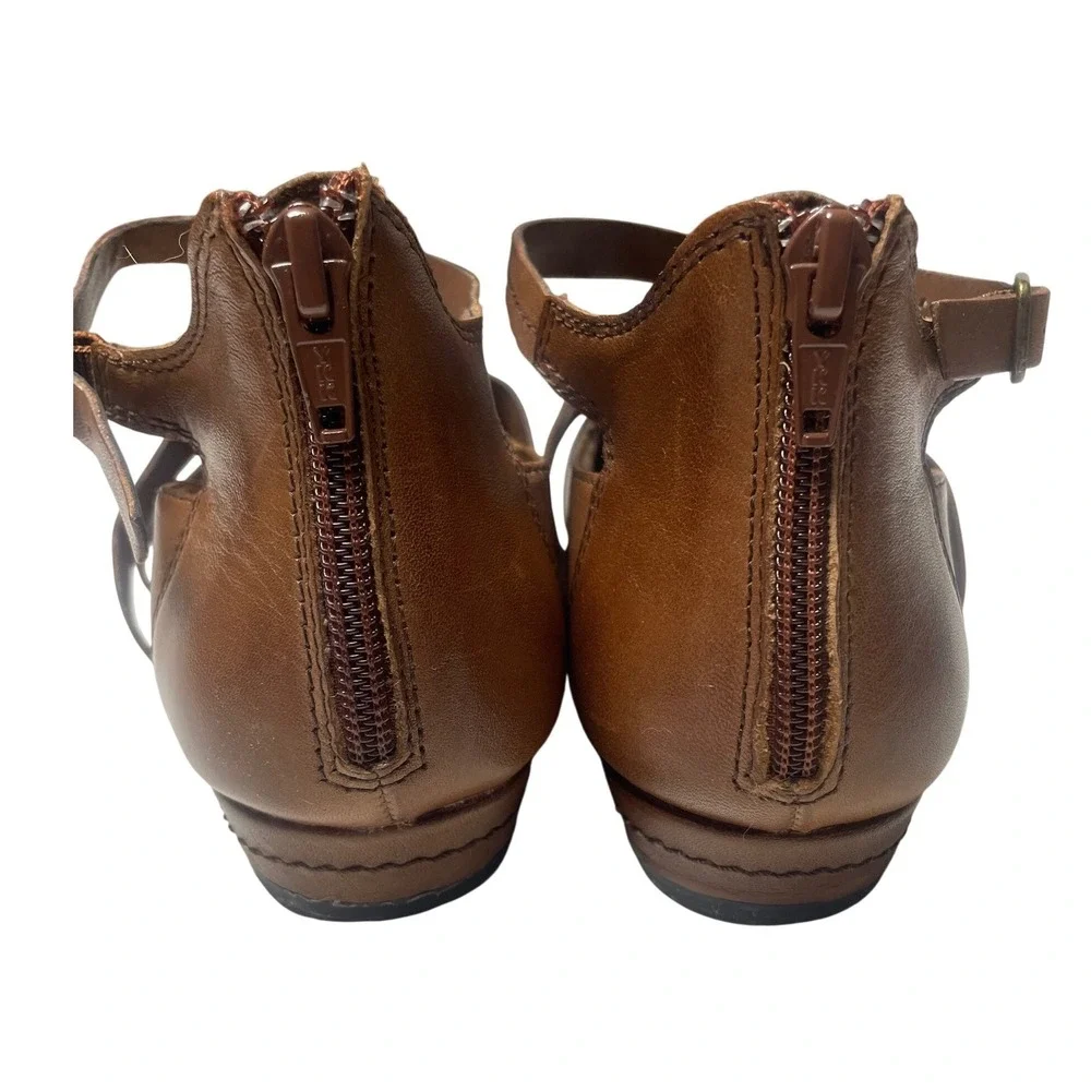 Rockport Cobb Hill Gracie Brown Leather Flats Women's 9W